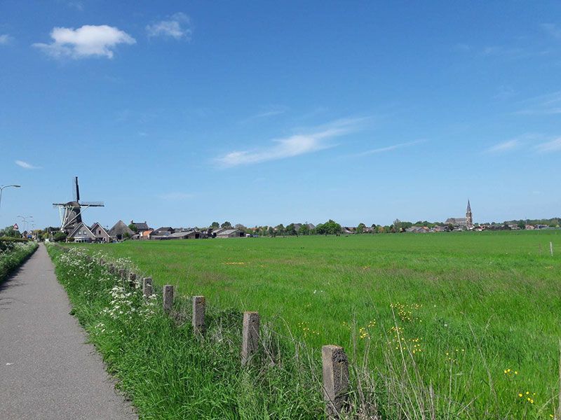 Landschaft-Ijsselmeer