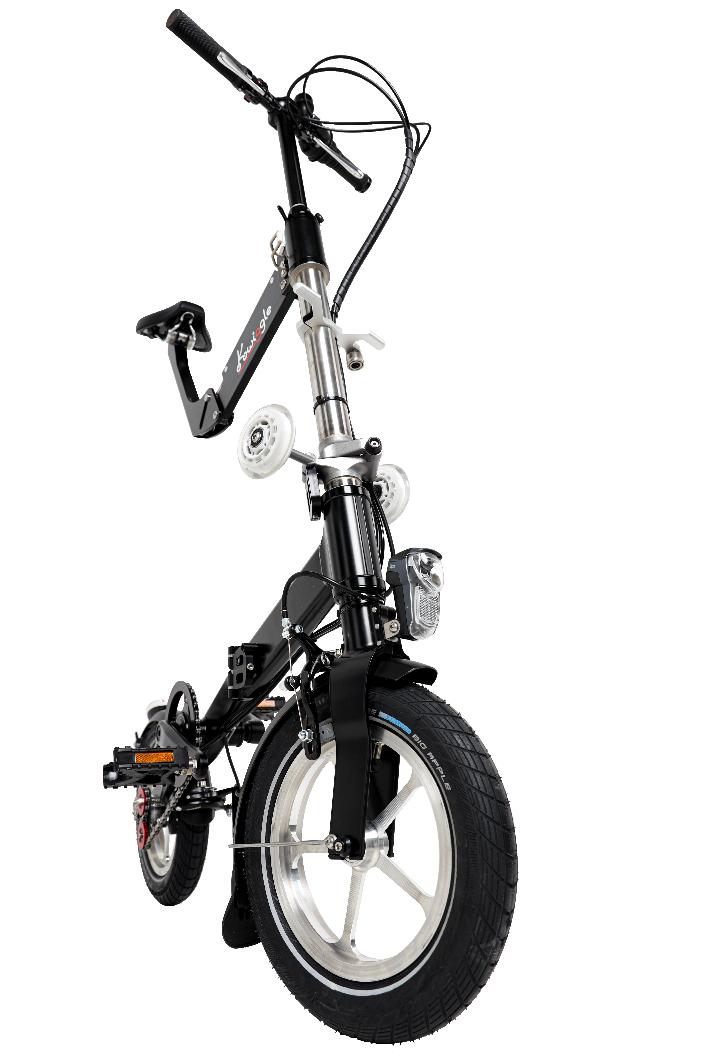 Kwiggle ontvouwde Vouwfiets-Kwiggle-gesteld