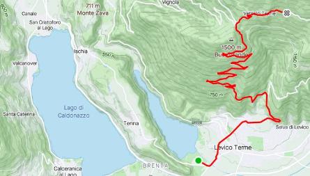 Comparaison-Faltrad-vs-Roadbike-Test Track-LagodiLevico-Vetriolo