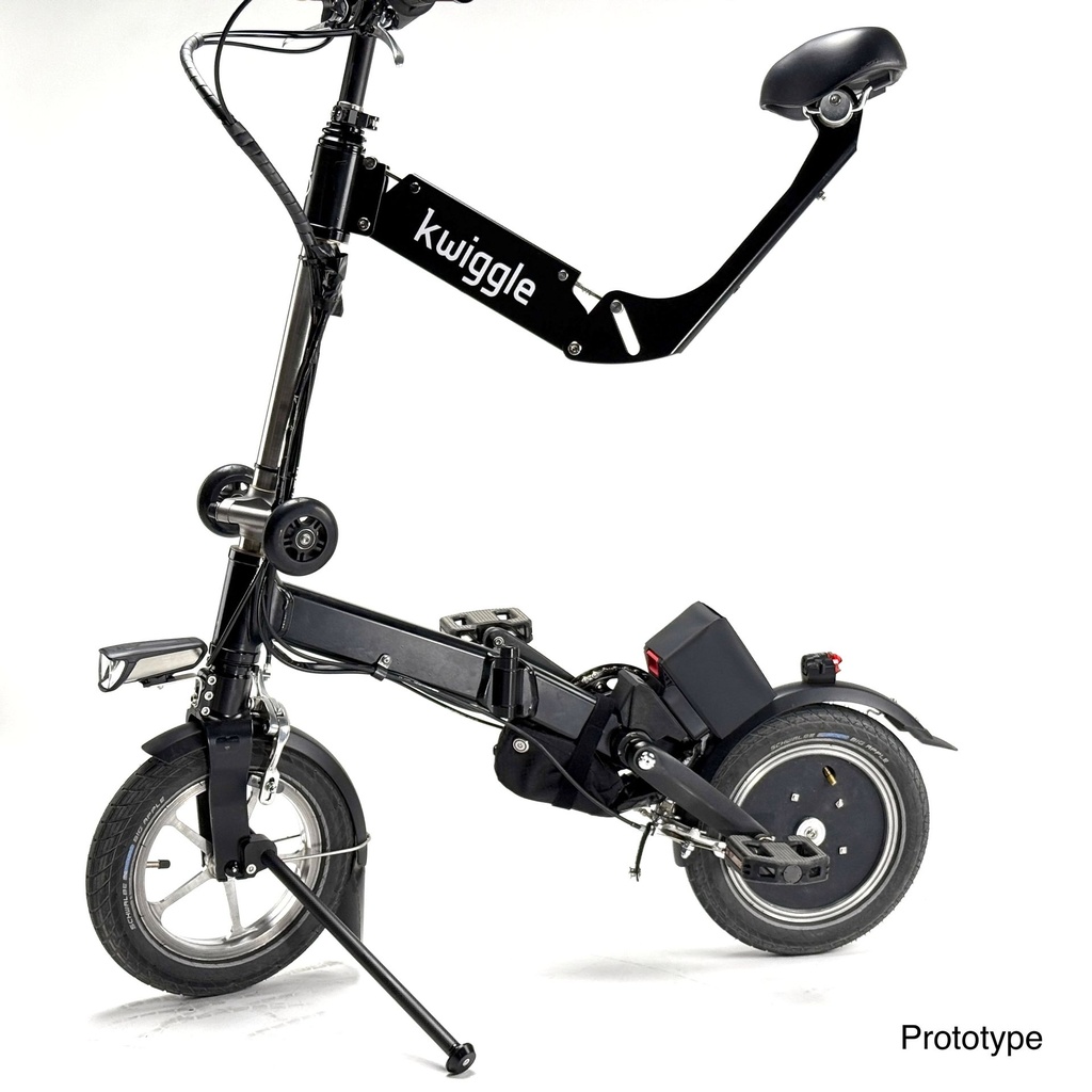Kwiggle®E , kompaktestes E-Bike der Welt